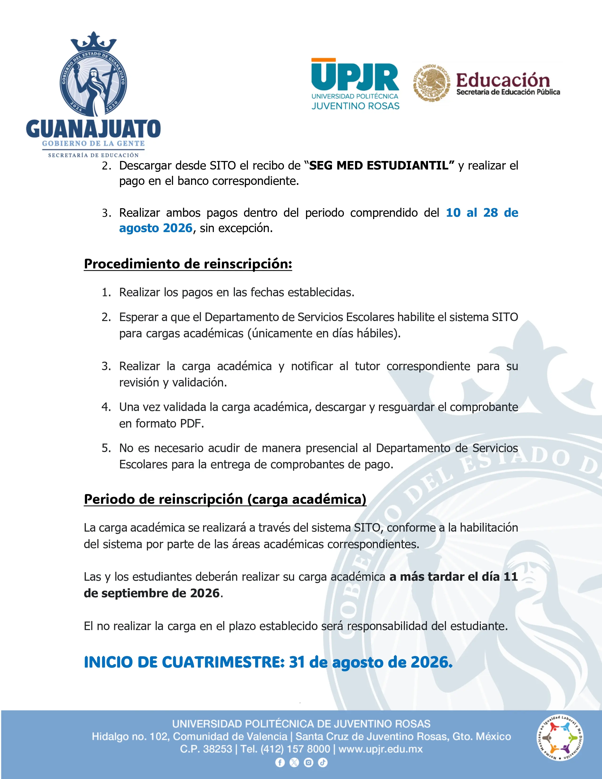 Reinscripción